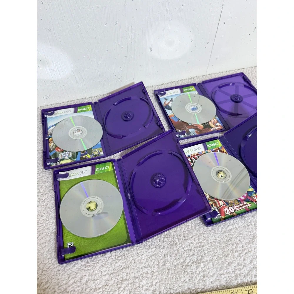 Xbox 360 Kinect Game Bundle Wipeout 2 Kinect Adventures Carnival Games 4 Pack